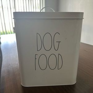 Rae Dunn Dog Food Bin